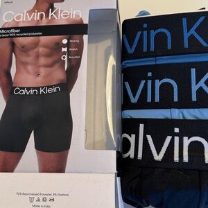 Calvin Klein 3-PK Microfiber Boxer Briefs XL NWT